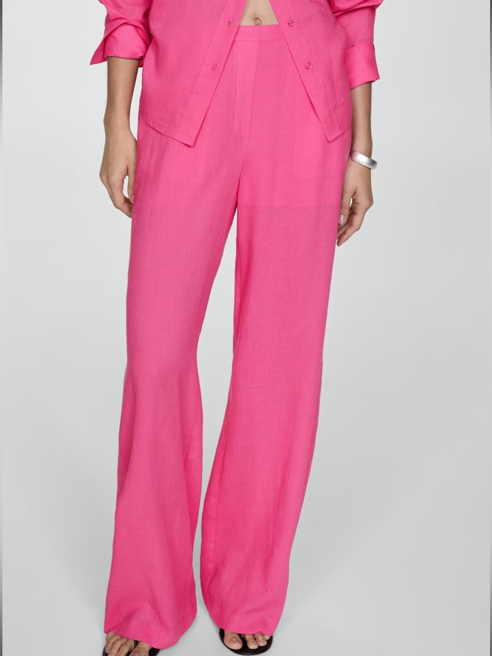 MANGO STRAIGHT-FIT LYOCELL PANTS